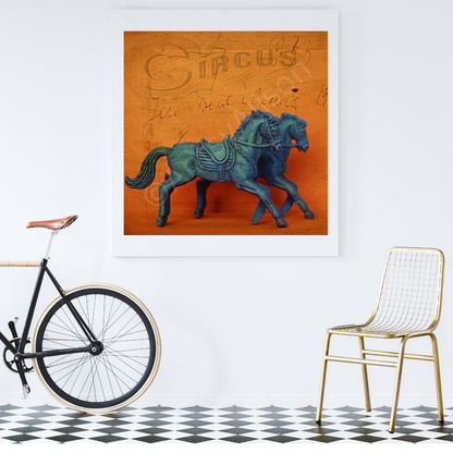 Miniature Horses Portrait Digital Download Art Print