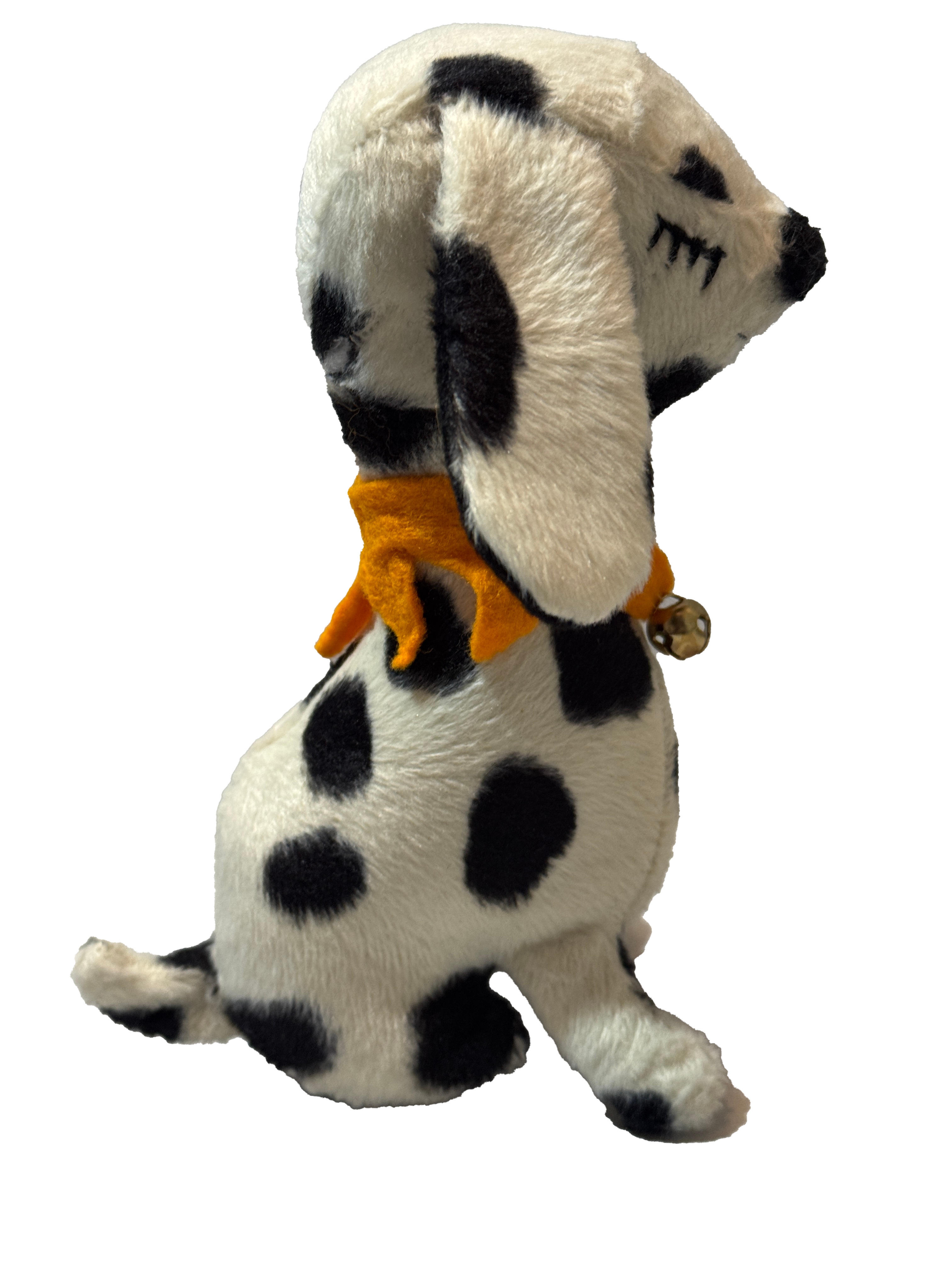 PIP, The Shy Dalmation Dog - One of a Kind Artisan Felt Creation - Companion Collection
