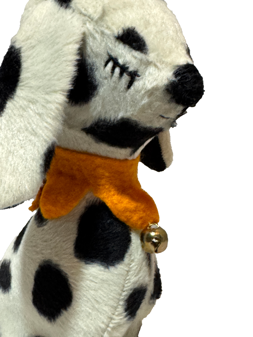 PIP, The Shy Dalmation Dog - One of a Kind Artisan Felt Creation - Companion Collection