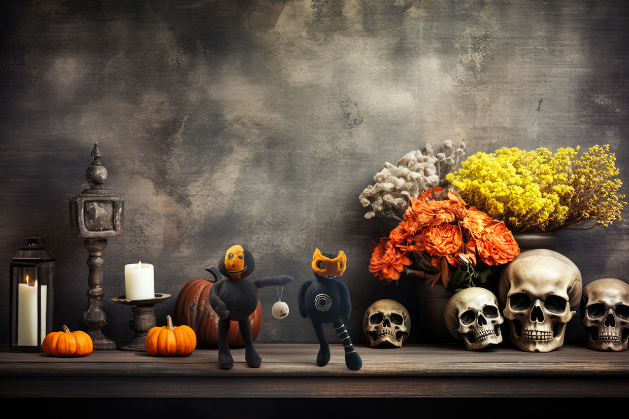 Pete The Pumpkin Boy - One of a Kind Seasonal Desk Flair