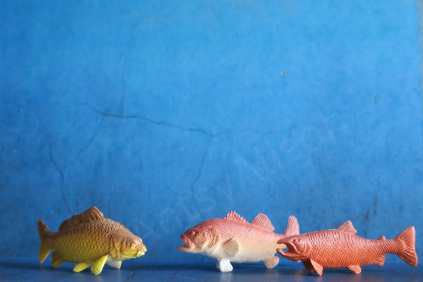 Miniature Trio of Fish Digital Download Art Print