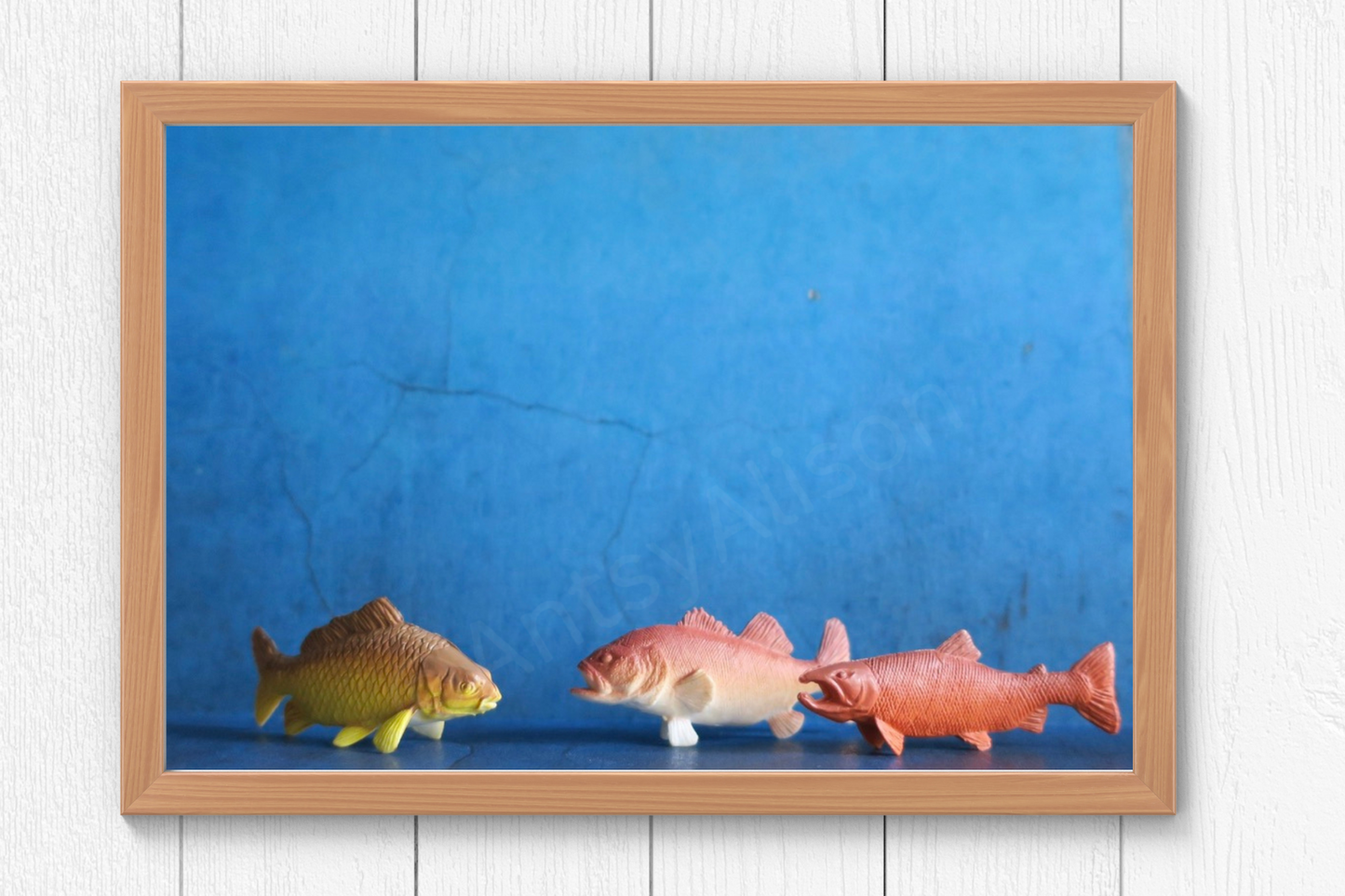 Miniature Trio of Fish Digital Download Art Print