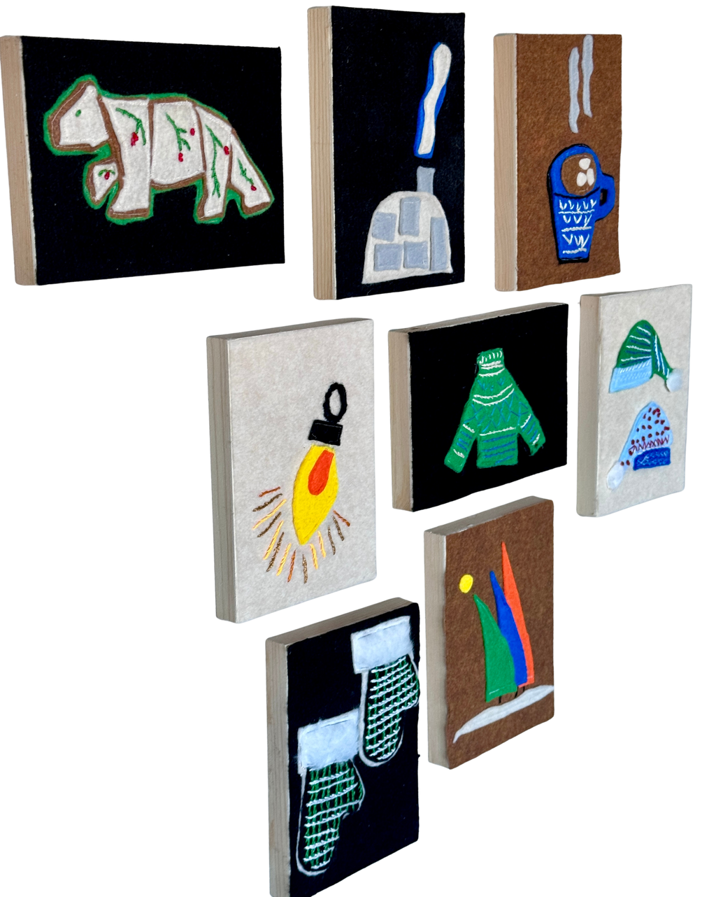 Cup of Cocoa- One-of-a-Kind Holiday Art Panel