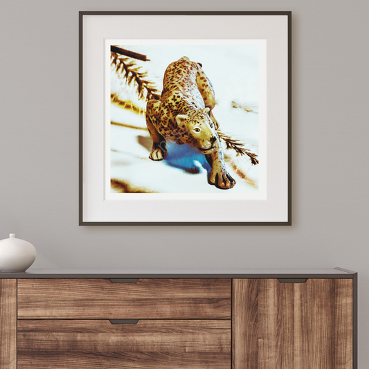 Miniature Leopard Portrait Digital Download Art Print