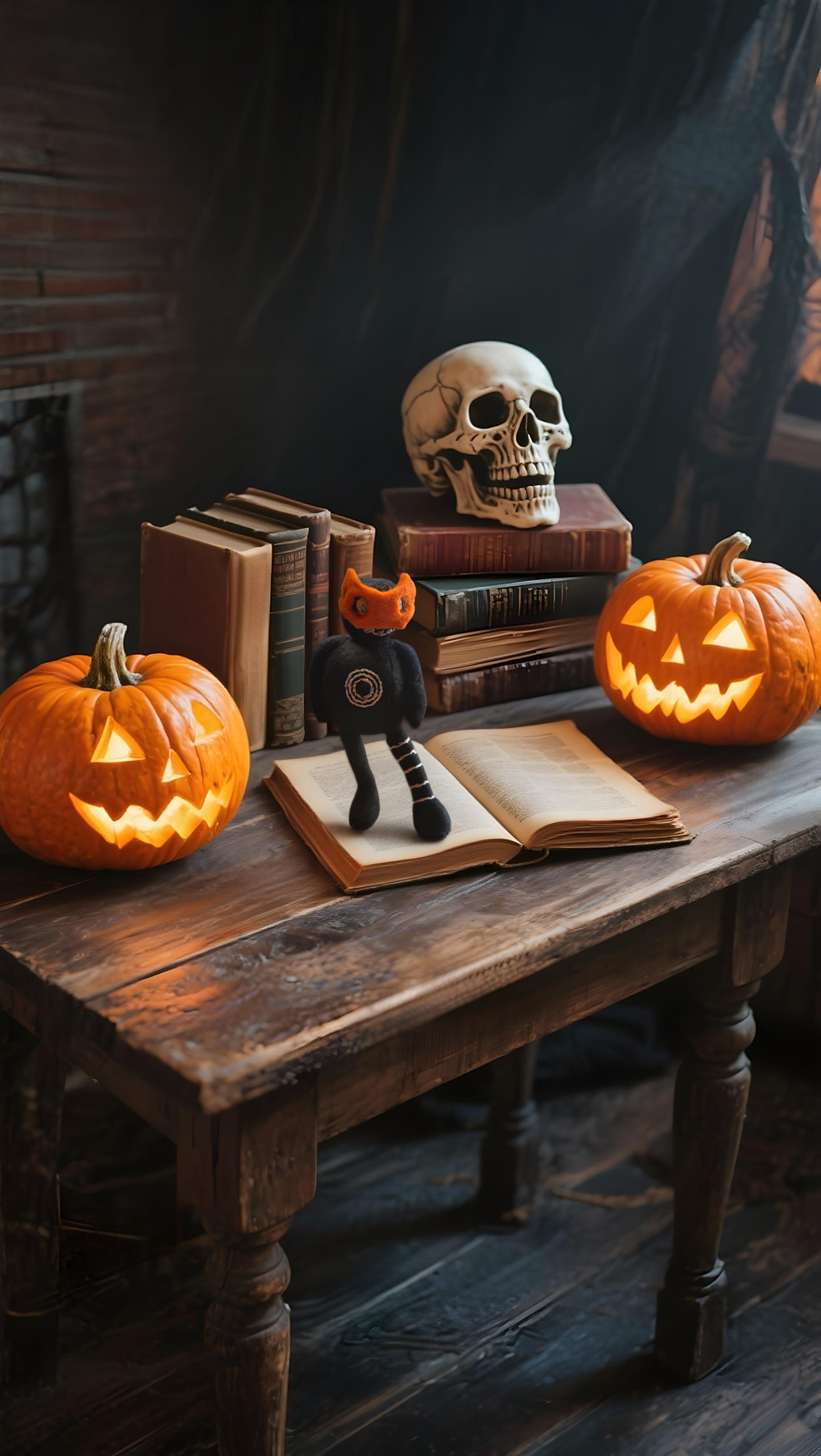 One of a Kind Masked Goblin Office Sidekick - Seasonal Desk Flair