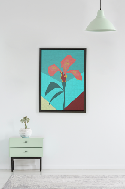 Modern Abstract Iris Love - Matte Canvas, Stretched, 1.25"