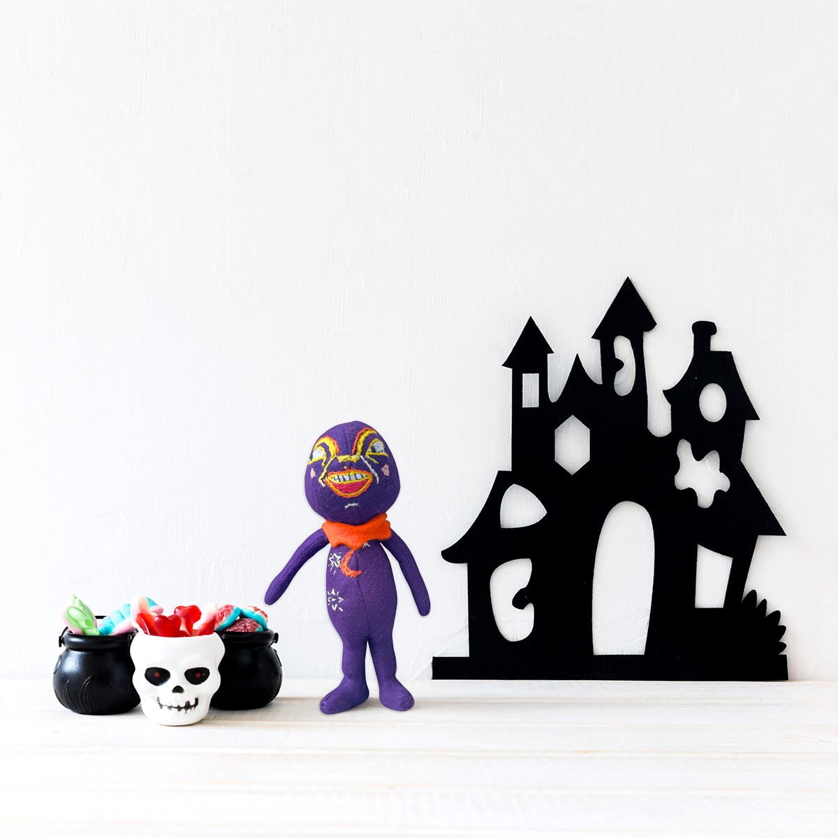 Midnight The Moon Man - One of a Kind Seasonal Desk Flair