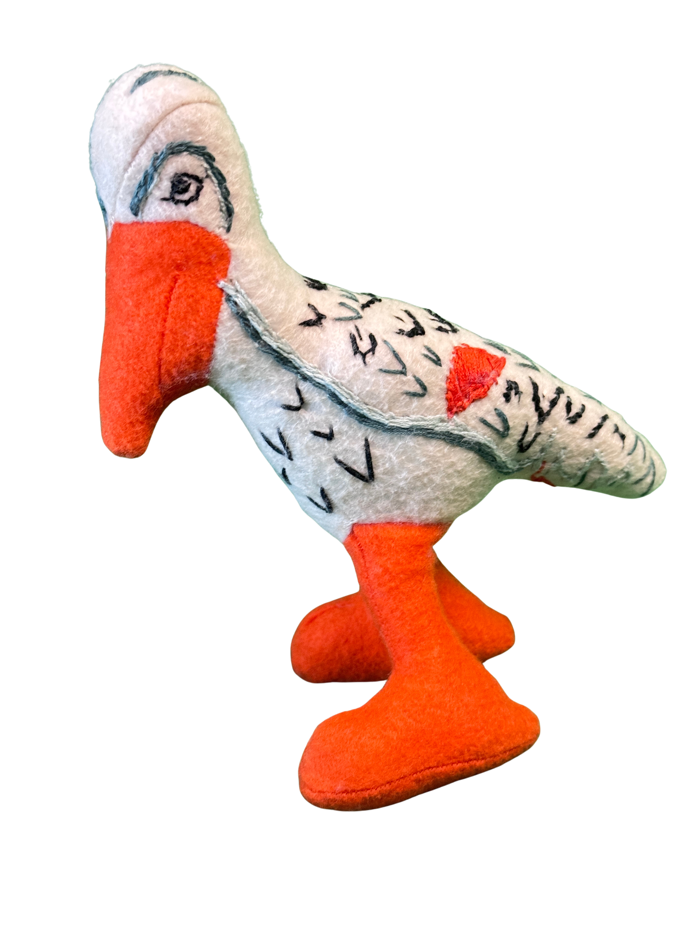 Prudence the Pelican- One of a Kind Soft Plush Collectible - Bird Collection