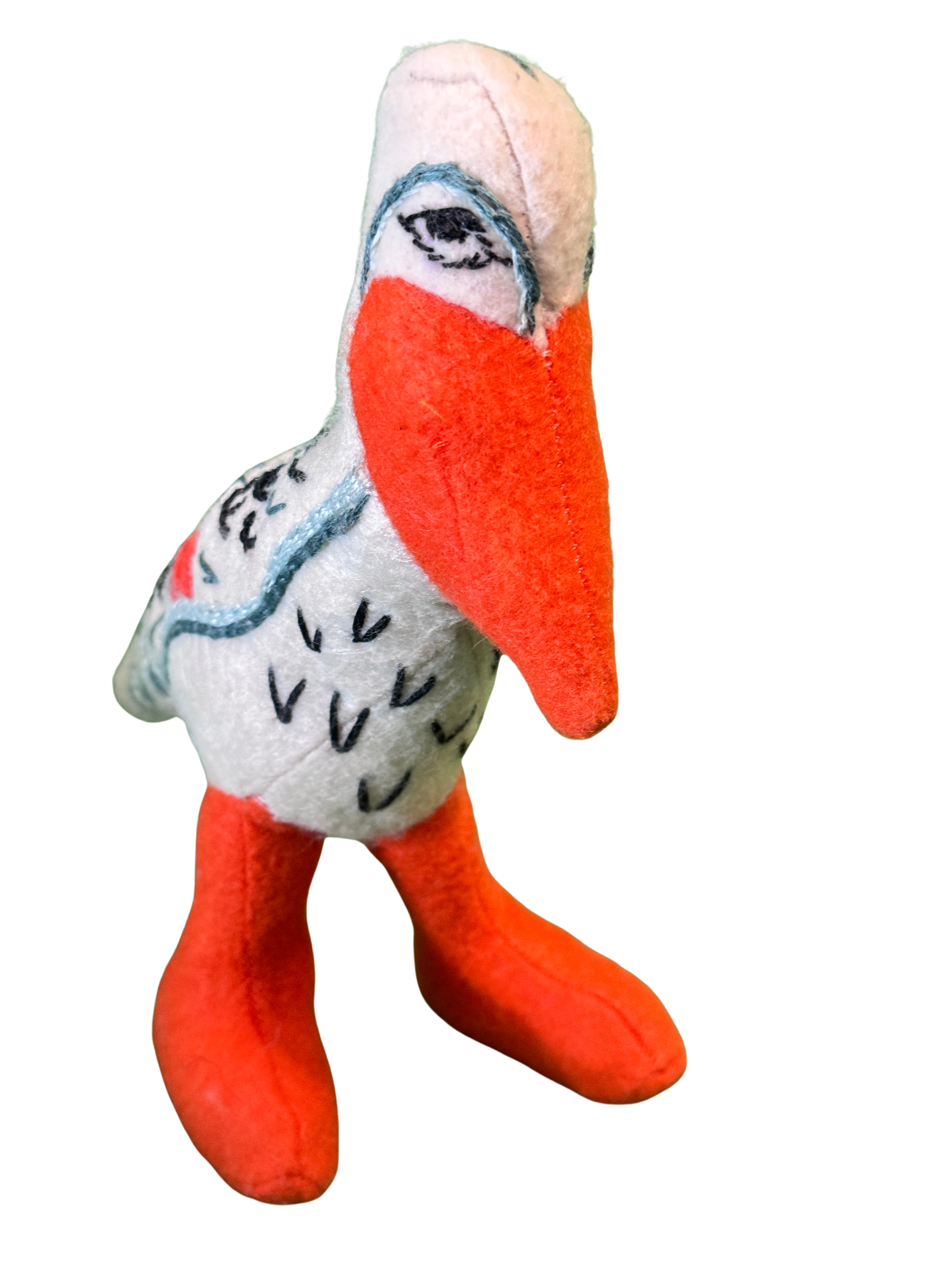 Prudence the Pelican- One of a Kind Soft Plush Collectible - Bird Collection