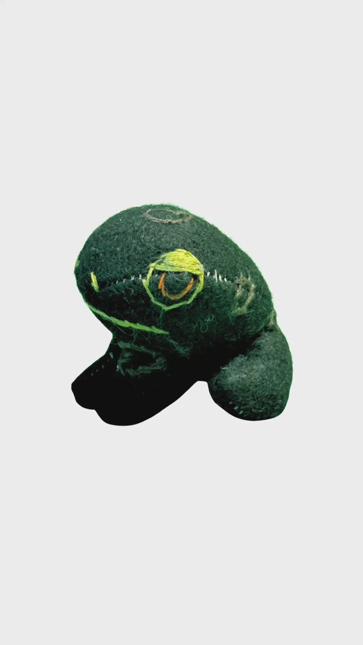 Pocket Size Frog Toad - Squirt  - One of a Kind Office Sidekick - Workspace Flair