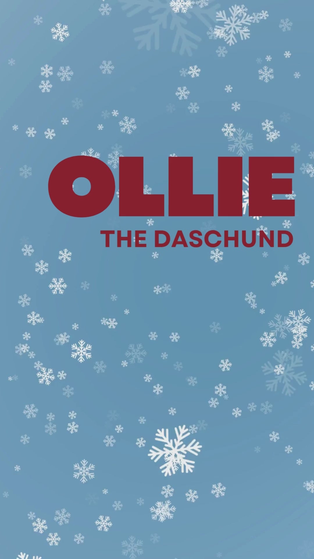 OLLIE The Daschund - One of a Kind - Soft Art Plush- Dog lovers gift