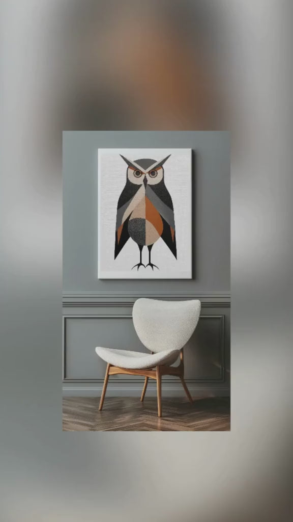 Midwest Modern Retro Oscillating Fan Number One Art Print - Matte Canvas, Stretched, 1.25"