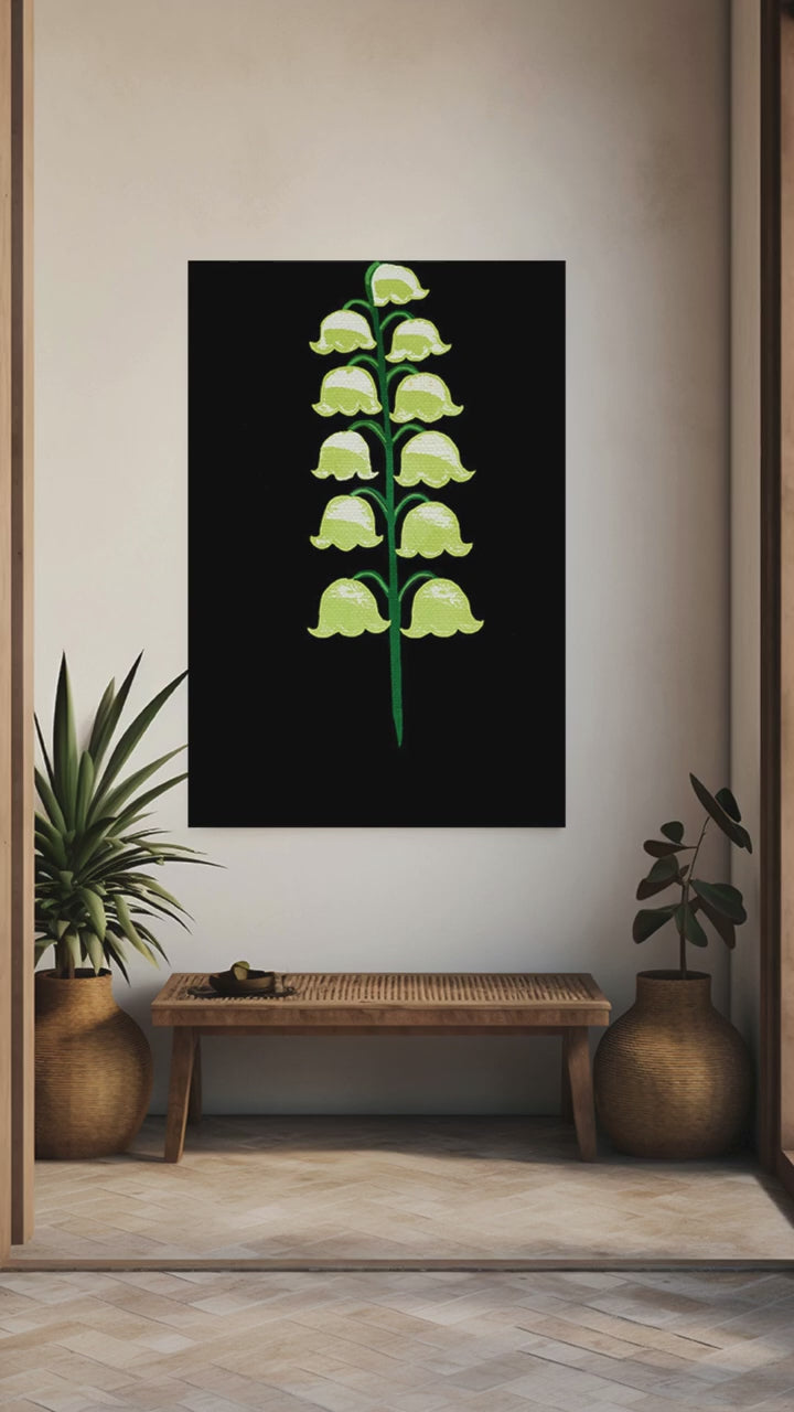 Midwest Modern Insects Grid Print - Matte Canvas, Stretched, 1.25" - insects, moths, bugs, modern, abstract