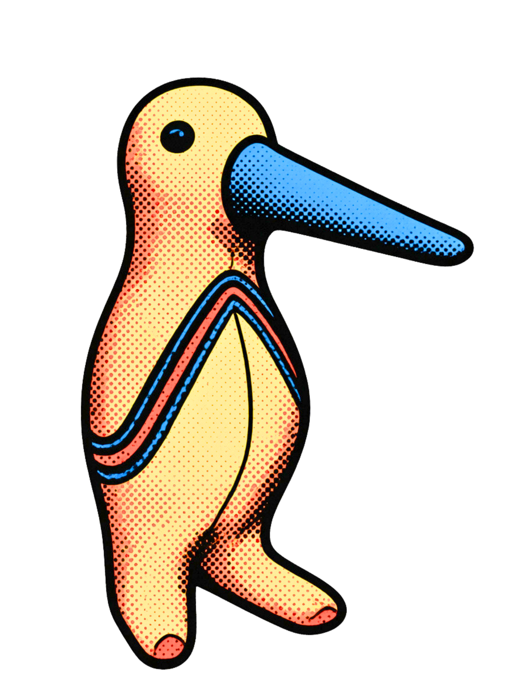 Long Beak Bird - Office Sidekick - Billy the Bill Collector