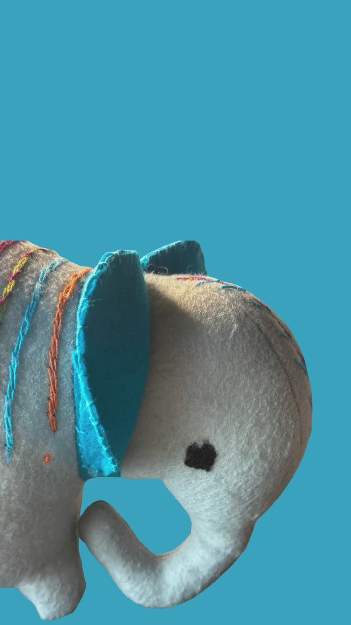 Big Ol' Elephant - One of a Kind Soft Art Collectible