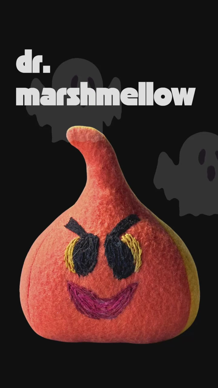Dr. Marshmellow The Ghost  - One of a Kind Seasonal Desk Flair