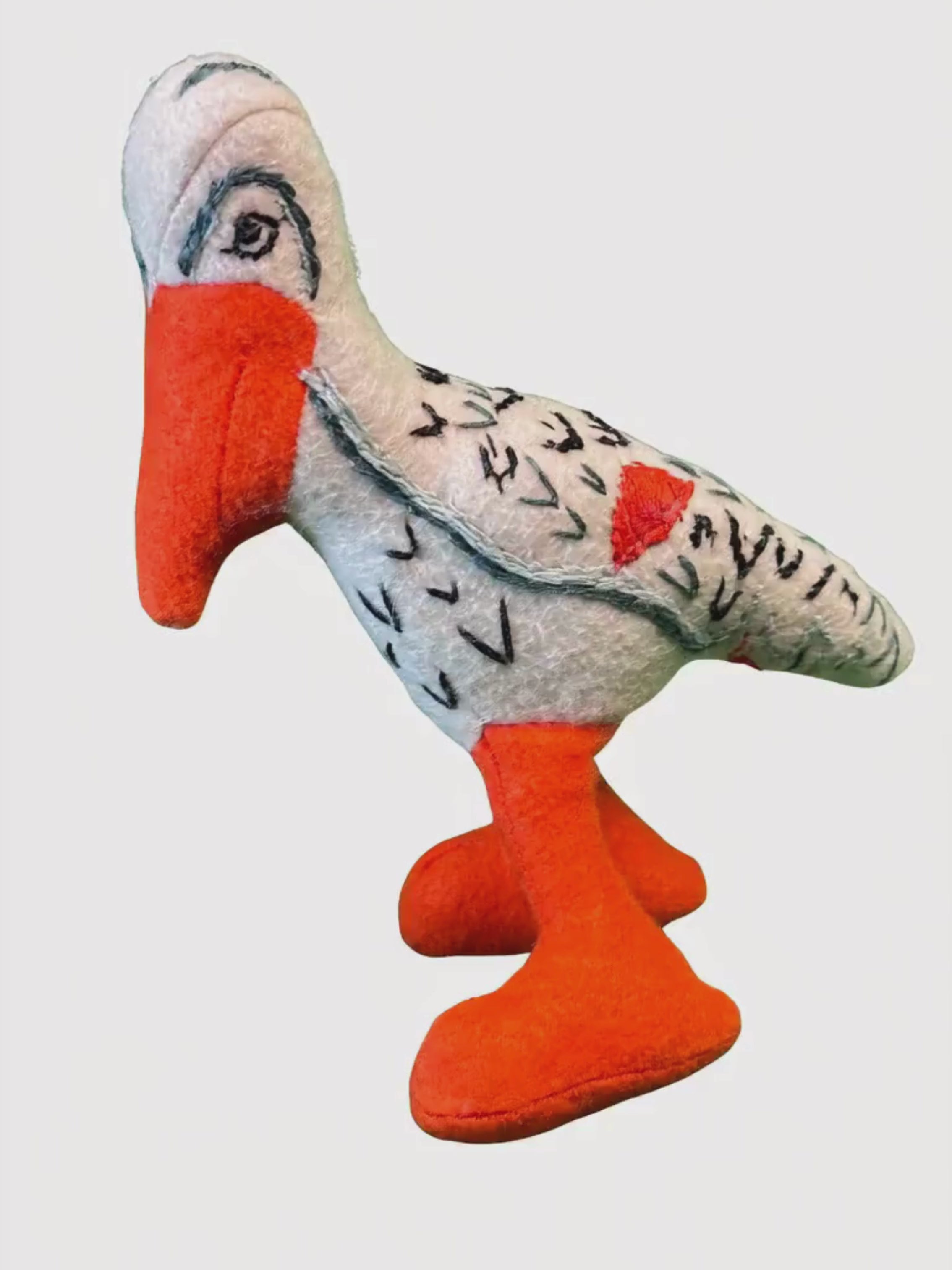 Prudence the Pelican- One of a Kind Soft Plush Collectible - Bird Collection