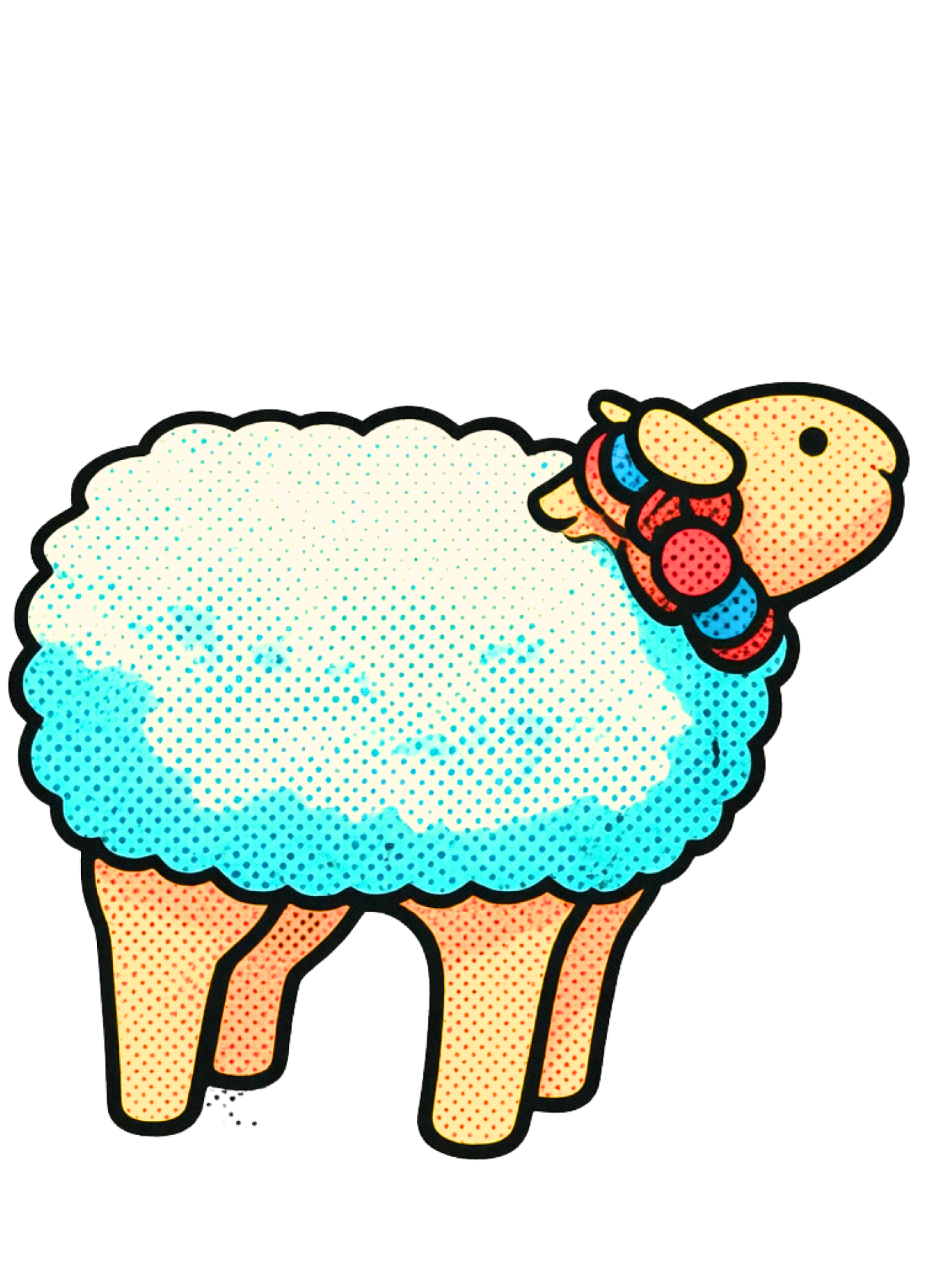 Golden Yellow Sheep Office Sidekick - Heidi the Human Resource Manager
