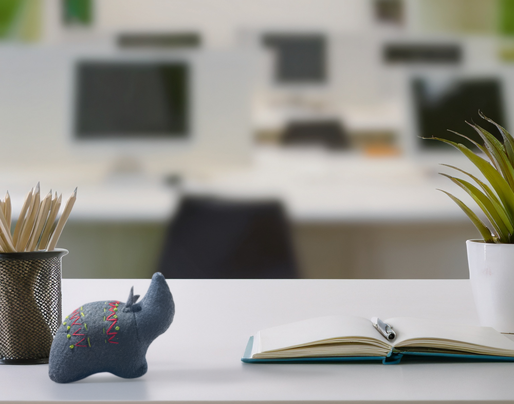 Ron The Rhino - Hiring Supervisor - Office Sidekick