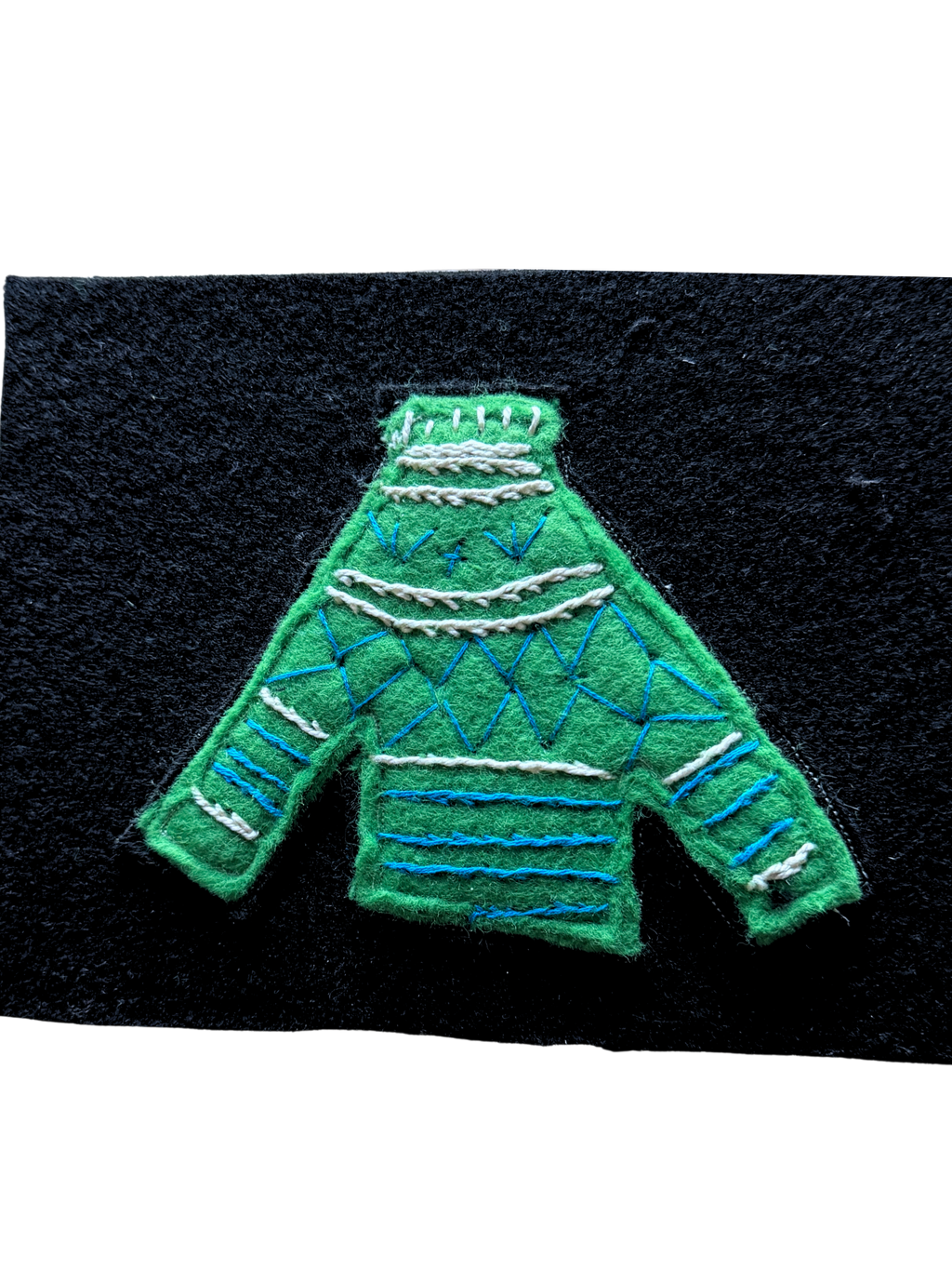 Holiday Sweater - One-of-a-Kind Holiday Art Panel